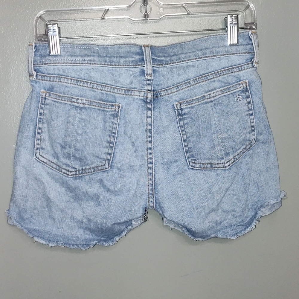 Rag & Bone jean shorts light wash cuffed color Wiley size 25 - Picture 2 of 10